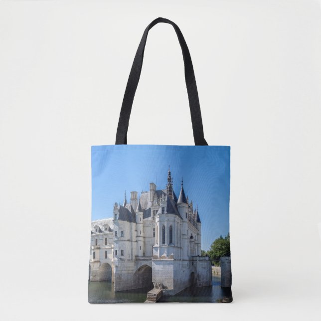 Chateau de Chenonceau i Loire Valley - Frankrike Tygkasse (Framsida)