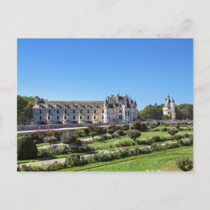 Chateau de Chenonceau i Loire Valley - Frankrike Vykort