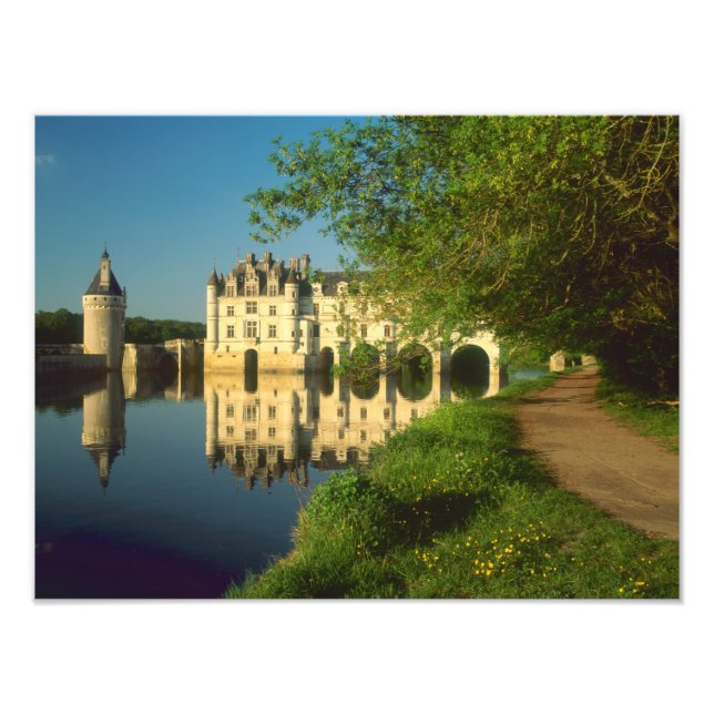 Château de Chenonceau, Loire-dalen, Fototryck (Framsidan)