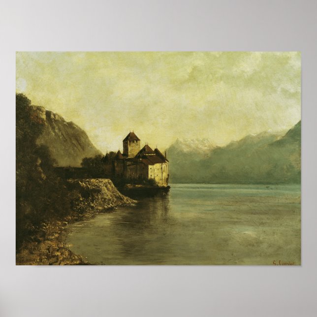 Chateau de Chillon, 1874 Poster (Framsidan)