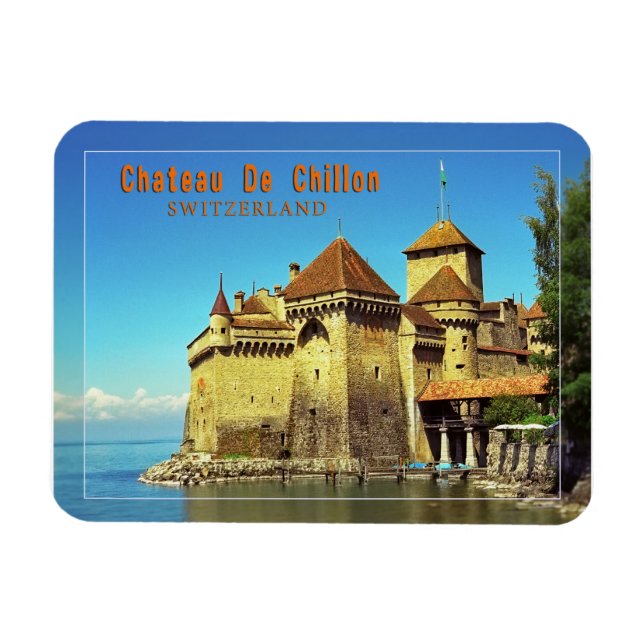 Château de Chillon Magnet (Horisontell)