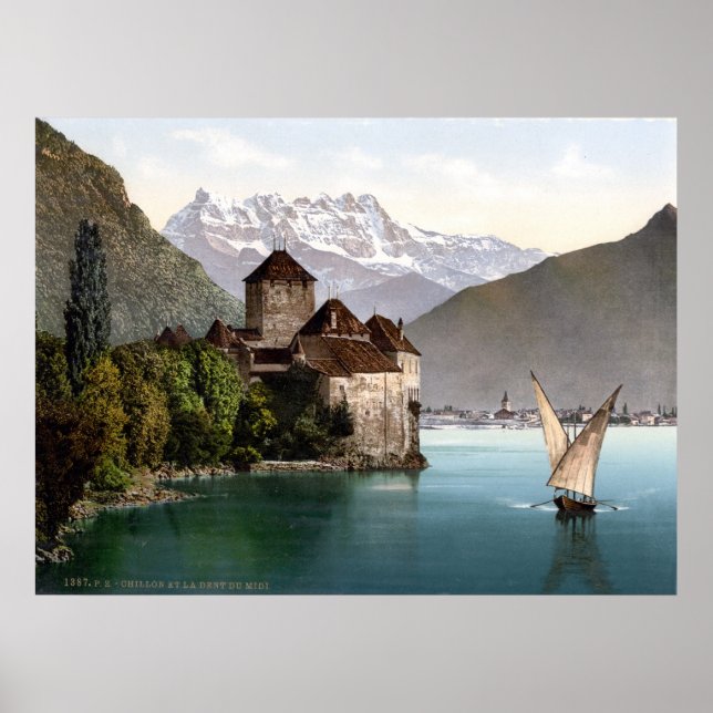 Château de Chillon Poster (Framsidan)