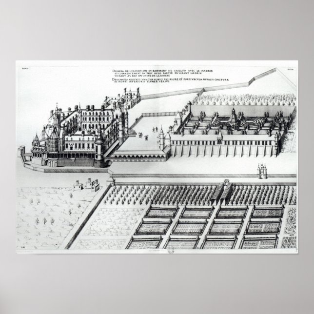 Chateau de Gaillon Poster (Framsidan)