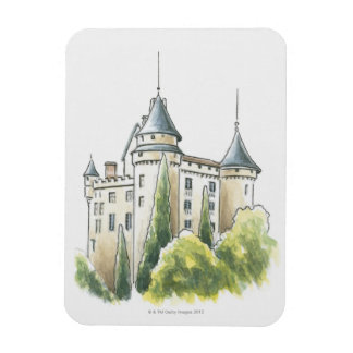 Chateau de Mercues, Frankrike Magnet