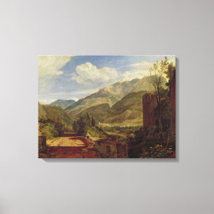 Chateau de St. Michael, Bonneville, Savoy, 1803 (o Canvastryck