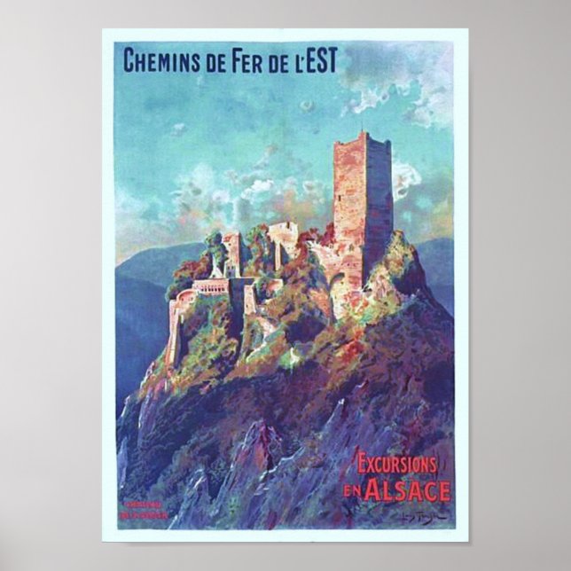 Chateau de St. Ulrich Poster (Framsidan)
