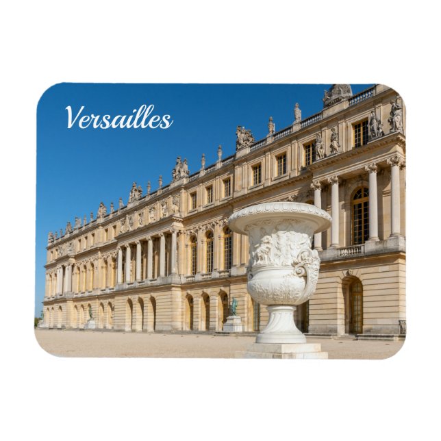 Chateau de Versailles facade - Frankrike Magnet (Horisontell)