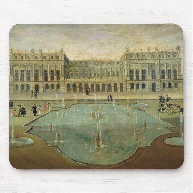Chateau de Versailles från den trädgårds- sidan Musmatta (Framsidan)