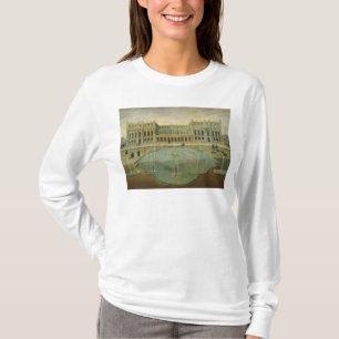Chateau de Versailles från den trädgårds- sidan T-shirt