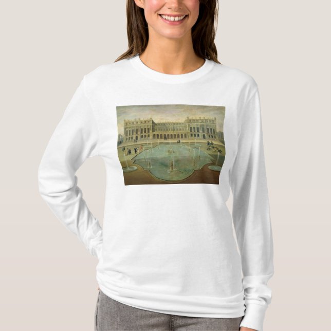 Chateau de Versailles från den trädgårds- sidan Tröja (Framsida)