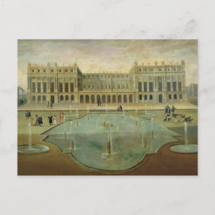 Chateau de Versailles från Garden Side Vykort