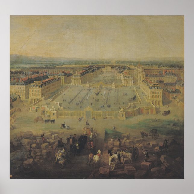 Chateau de Versailles och Ställe Poster (Framsidan)