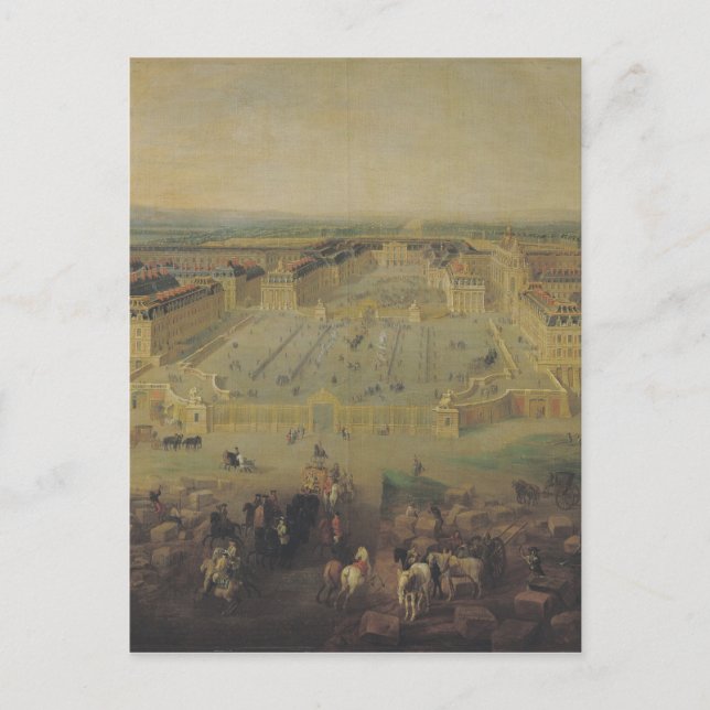 Chateau de Versailles och Ställe Vykort (Framsida)