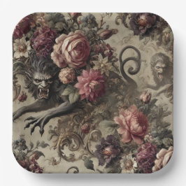 Château des Loups - Gothic Baroque Werevarg Pillow