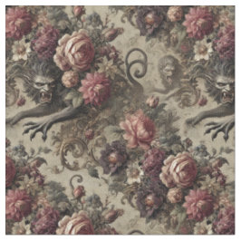 Château des Loups - Gothic Classic Tile Tyg