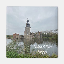 Château d'Havré i Belgien Magnet