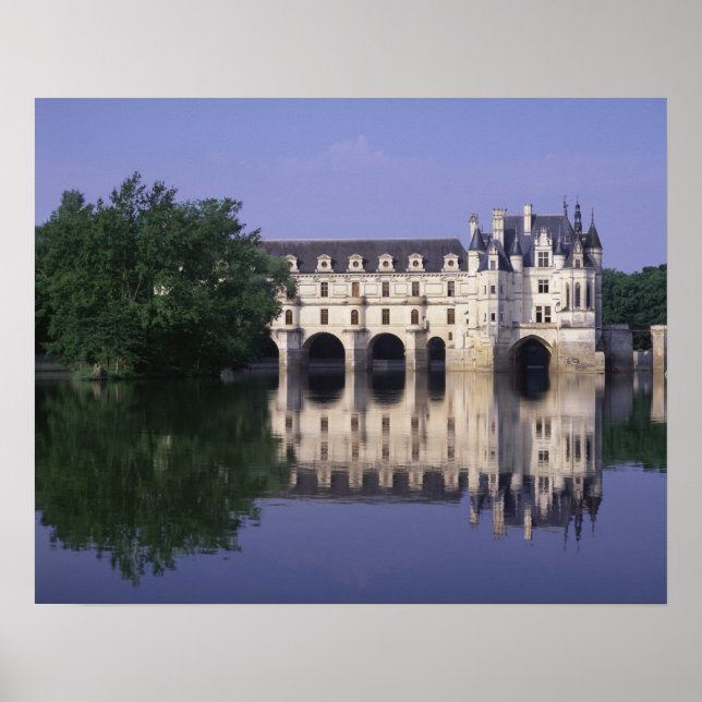 Chateau du Chenonceau, Loire-dalen, Poster (Framsidan)