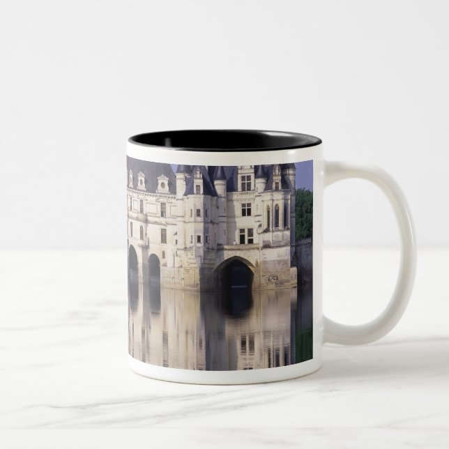 Chateau du Chenonceau, Loire-dalen, Två-Tonad Mugg (Höger)