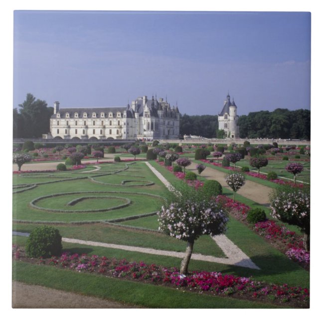 Chateau du Chenonceau, Loire Valley Kakelplatta (Framsidan)