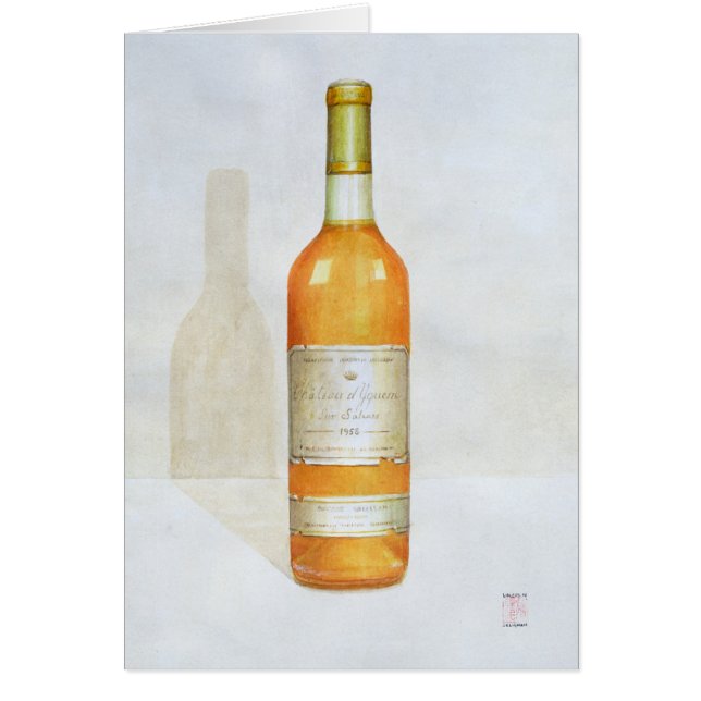 Chateau d'Yquem 2003 Hälsningskort (Framsidan)
