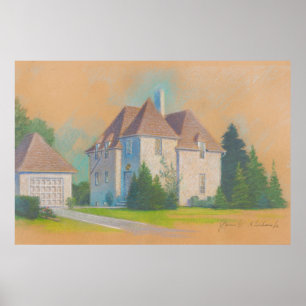 Chateau Fleur-de-Lis - Kulhanek (1969) Poster