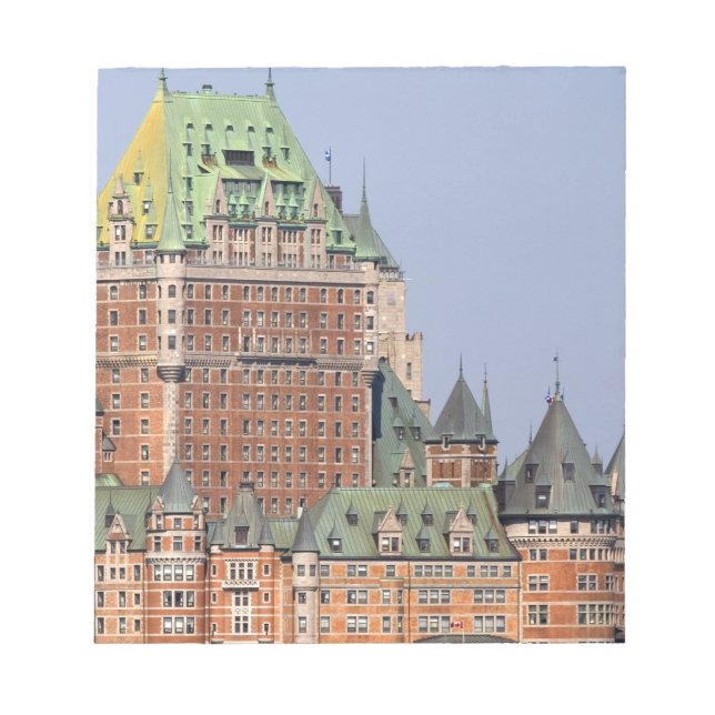 Chateau Frontenac i Quebec City, Kanada. Anteckningsblock (Framsida)