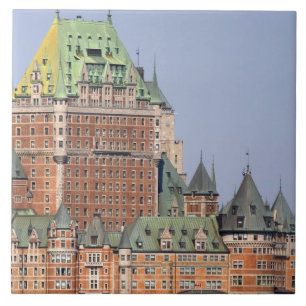 Château Frontenac i Québec, Kanada. Kakelplatta