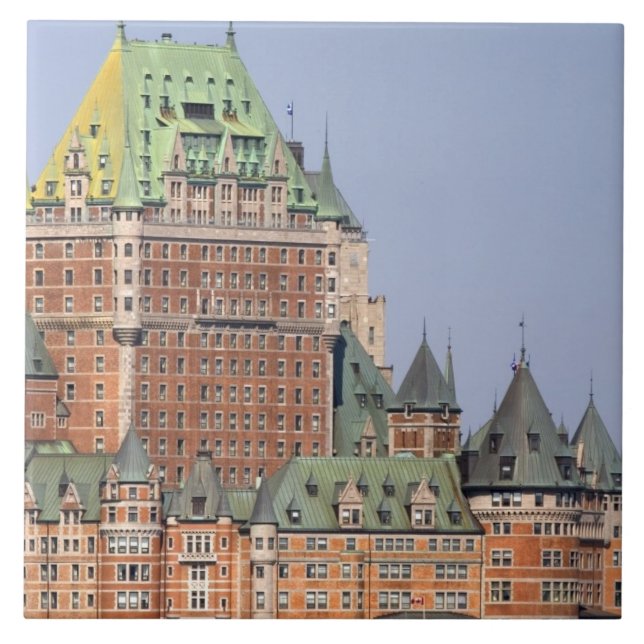 Château Frontenac i Québec, Kanada. Kakelplatta (Framsidan)