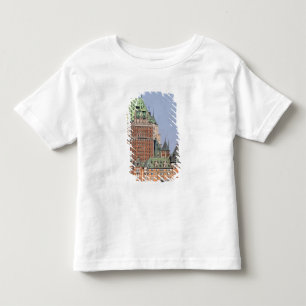 Chateau Frontenac i Québec, Kanada. Tee