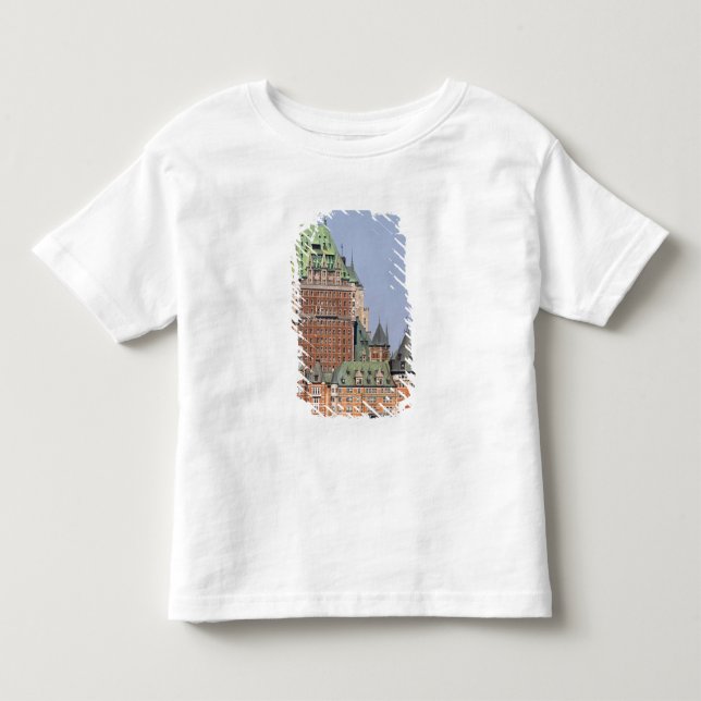 Chateau Frontenac i Québec, Kanada. Tee (Framsida)