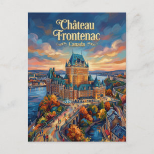 Château Frontenac Kanada Vykort