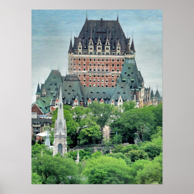 Chateau Frontenac Quebec City Poster (Framsidan)