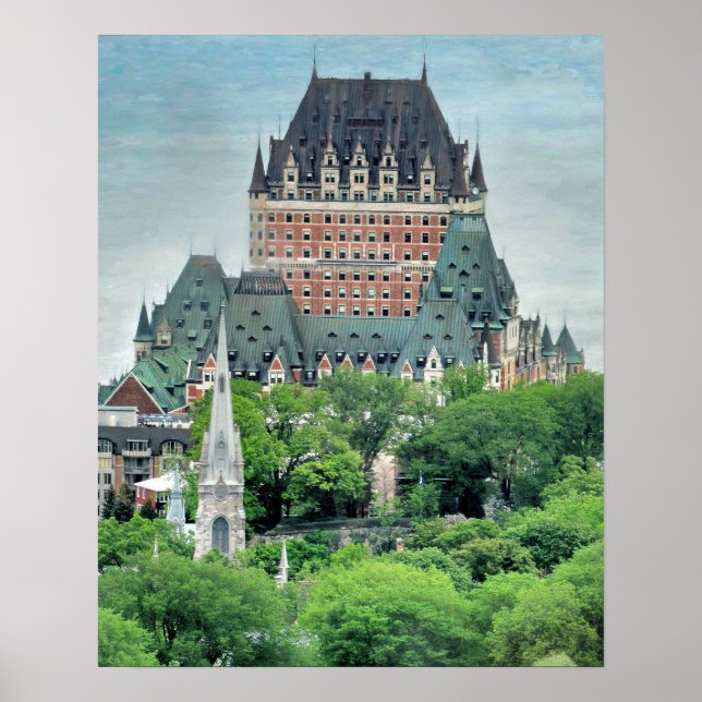Chateau Frontenac Quebec City Poster (Framsidan)