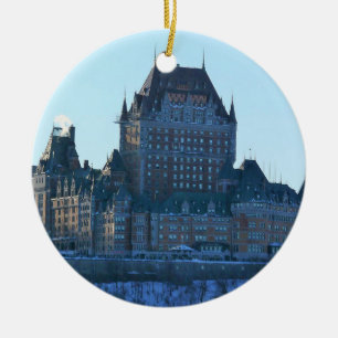 Chateau Frontenac, Quebec, Kanada Julgransprydnad Keramik