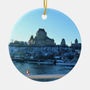 Chateau Frontenac, Quebec, Kanada Julgransprydnad Keramik
