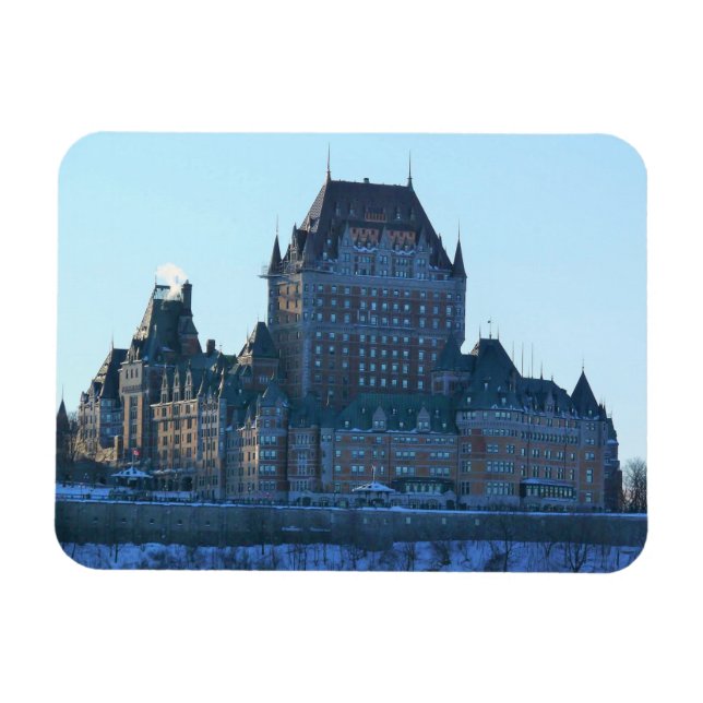 Chateau Frontenac, Quebec, Kanada Magnet (Horisontell)