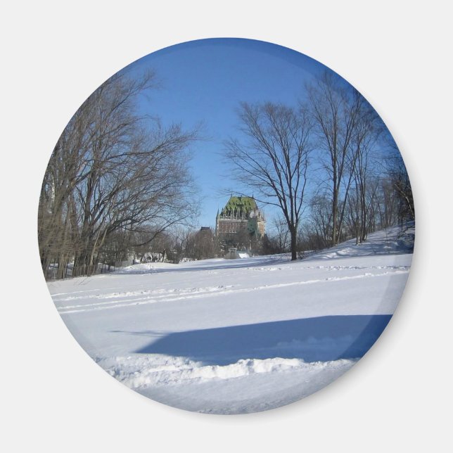Chateau Frontenac, Quebec, Kanada Magnet (Framsidan)