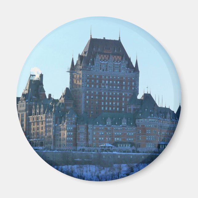 Chateau Frontenac, Quebec, Kanada Magnet (Framsidan)