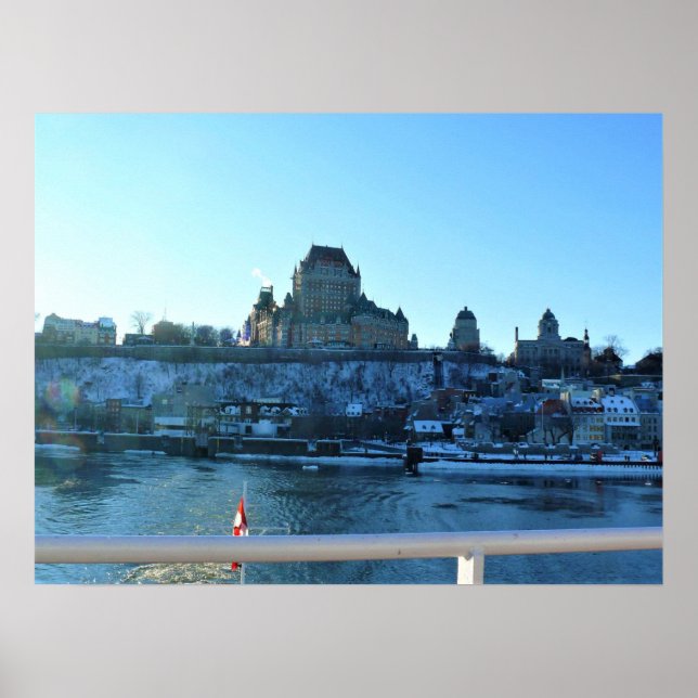 Chateau Frontenac, Quebec, Kanada Poster (Framsidan)