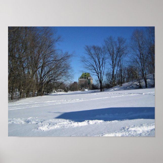 Chateau Frontenac, Quebec, Kanada Poster (Framsidan)