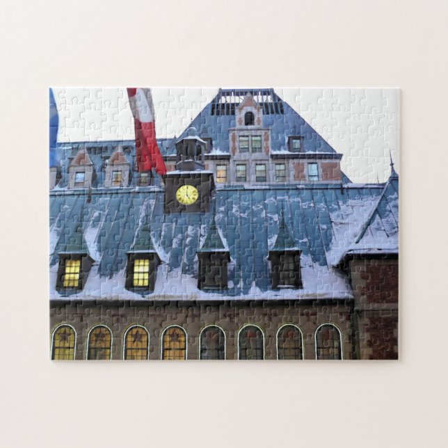 Chateau Frontenac, Quebec, Kanada Pussel (Horisontell)