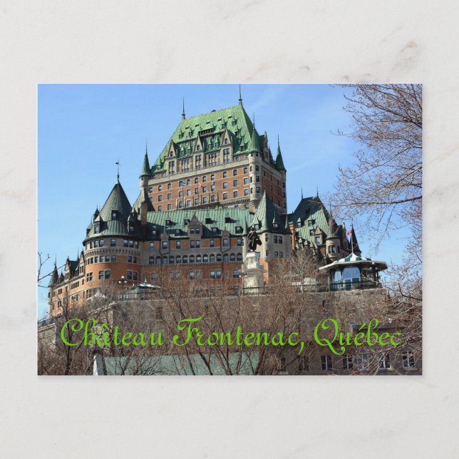 Château Frontenac, Québec, Kanada Vykort (Framsida)