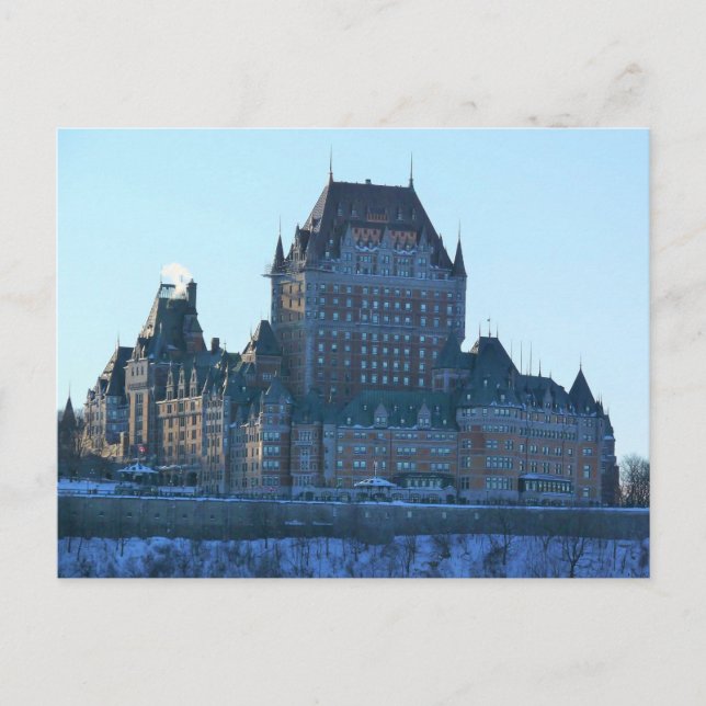 Chateau Frontenac, Quebec, Kanada Vykort (Framsida)