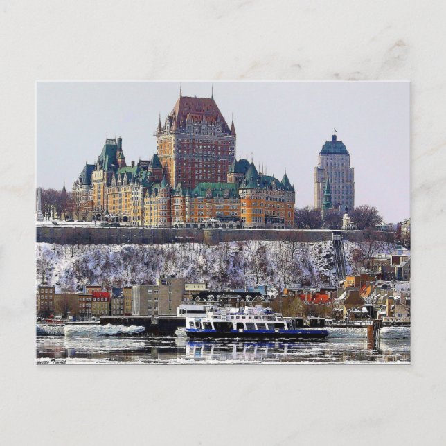 Château Frontenac Vykort (Framsida)