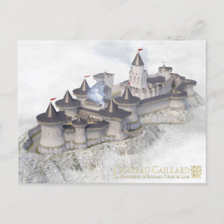 Château-Gaillard, sur la mer de brume hivernale, Vykort