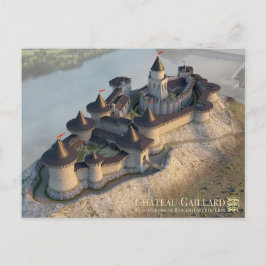 Château-Gaillard veillant sur le Petit Andely, Vykort