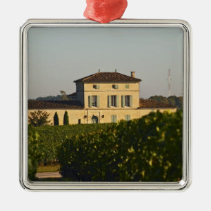 Chateau Lafleur Petrus och vingård, i Pomerol, Julgransprydnad Metall