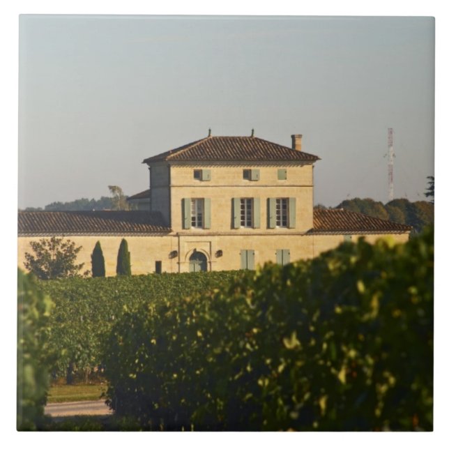 Chateau Lafleur Petrus och vingård, i Pomerol, Kakelplatta (Framsidan)