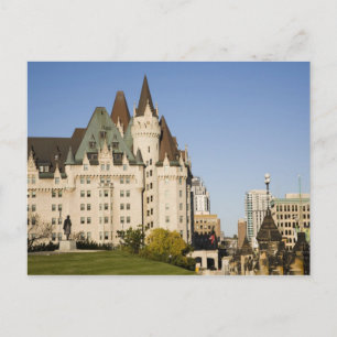 Chateau Laurier Hotel i Ottawa, Ontario, Kanada 2 Vykort
