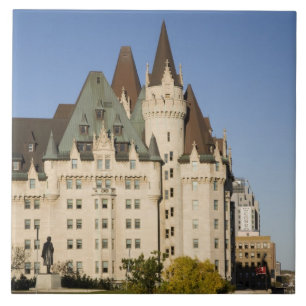 Chateau Laurier Hotel i Ottawa, Ontario, Kanada Kakelplatta